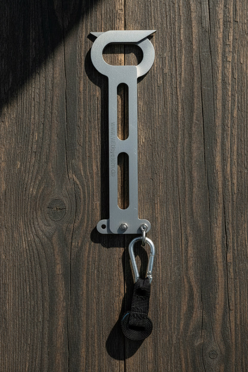 WILDSYSTEM Frischling – Aufbrechgalgen aus Edelstahl, klappbar, bis 100 kg