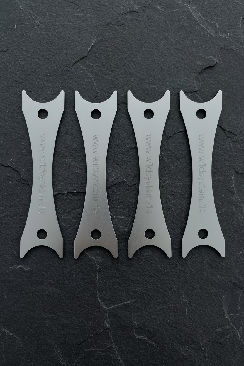 WILDSYSTEM Spreizer 4er-Set – Brustkorbspreizer Edelstahl